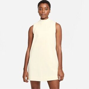 Nike Elegant Cream Sleeveless Dress